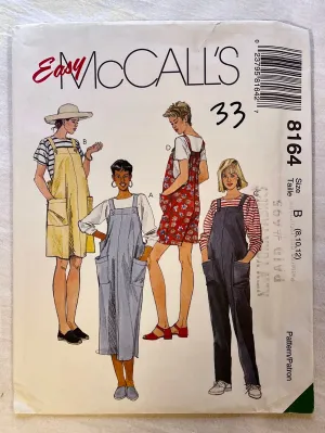 Easy McCall's 8164 UNCUT Adult Casual/Athletic Wear Sizes Sizes 8-12