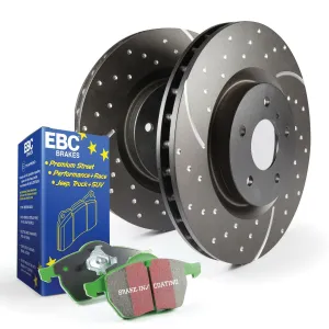 EBC Brakes S10KF1295 S10 Kits Greenstuff 2000 and GD Rotors