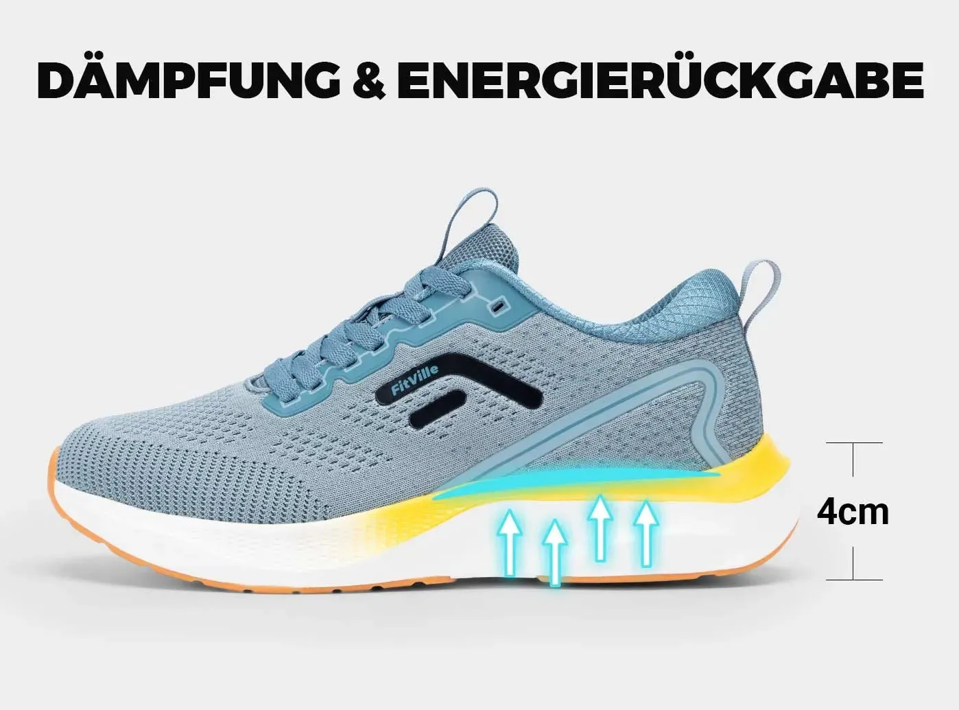 FitVille Herren JetCore Laufschuhe V1