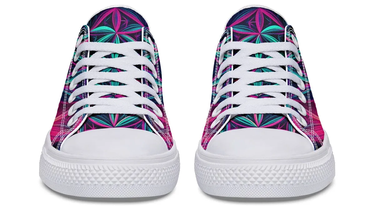 Flower Life Vibes Low Top Shoes