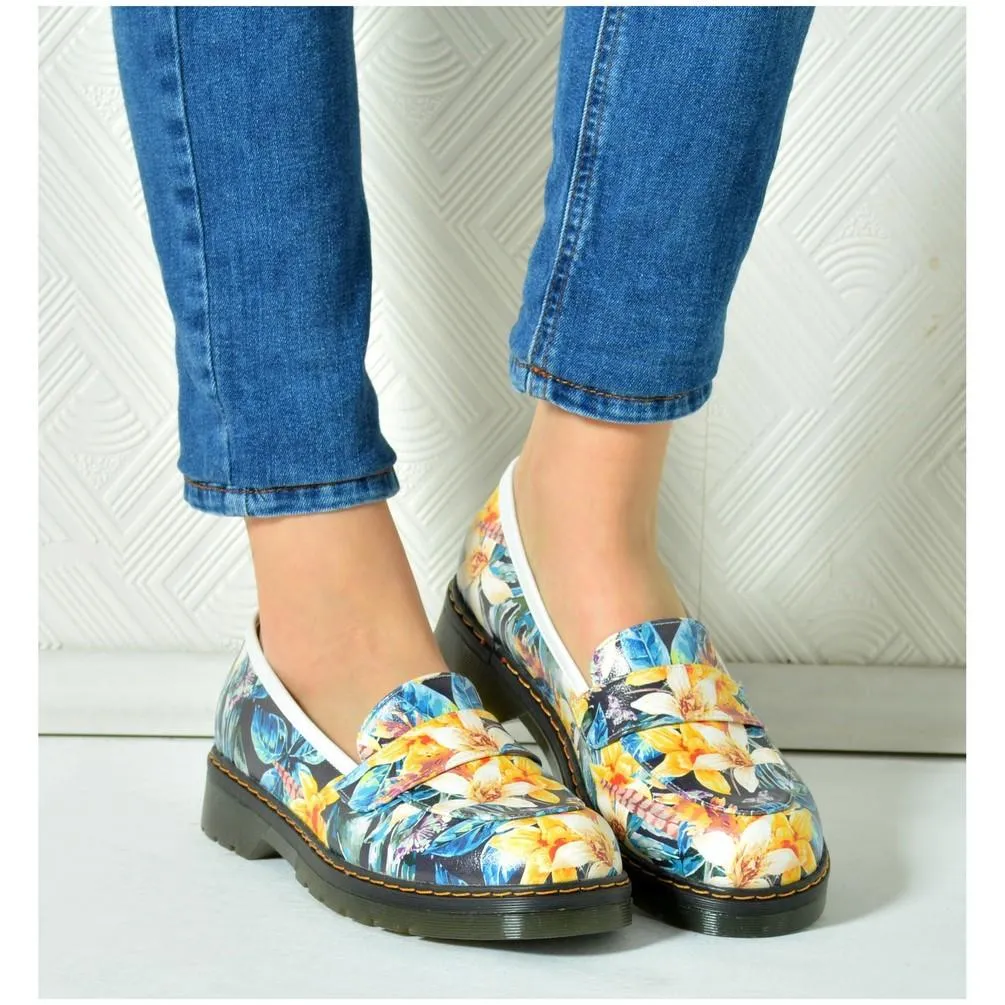 Flowers Oxford Shoes NMOX102