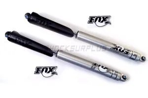Fox 2.0 Performance Series Shocks   Roost Shield Rear Pair for 1994-2018 Dodge Ram 1500 4WD RWD