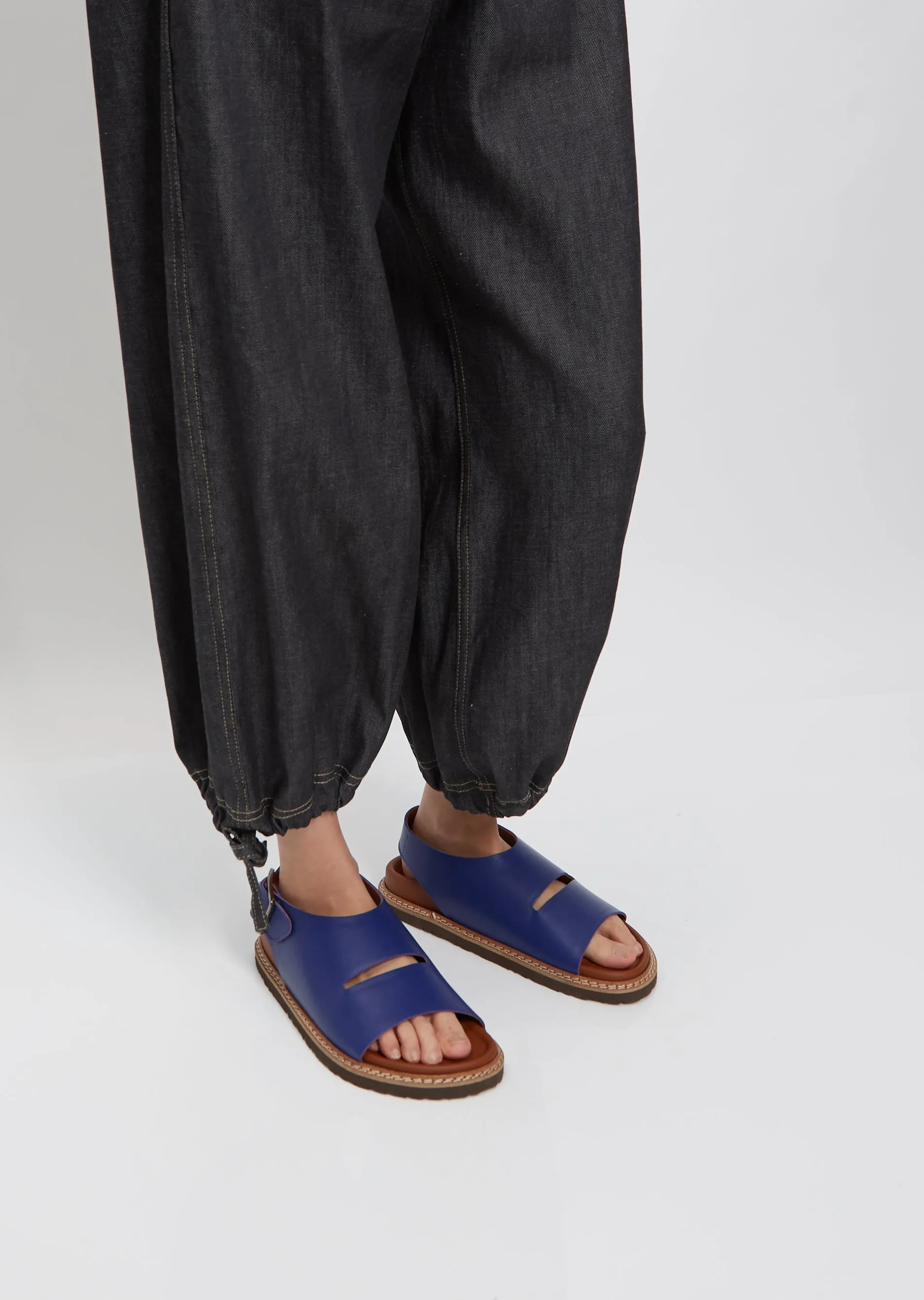 Future Ankle Strap Sandals — Blue