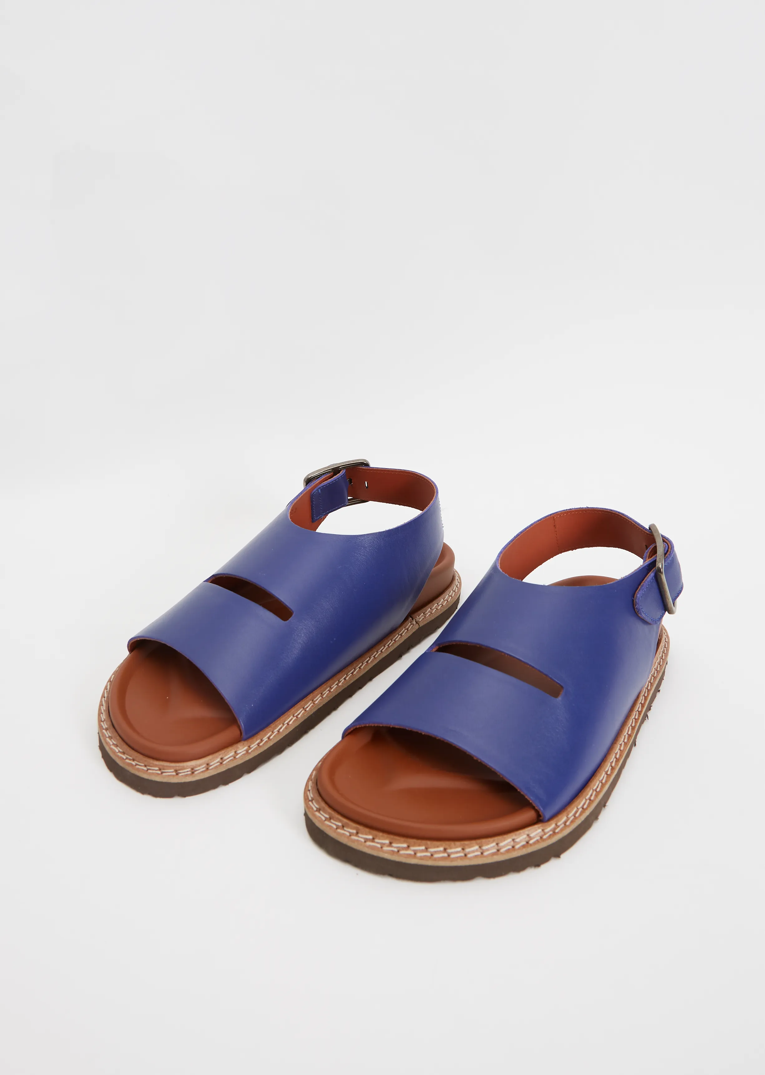 Future Ankle Strap Sandals — Blue