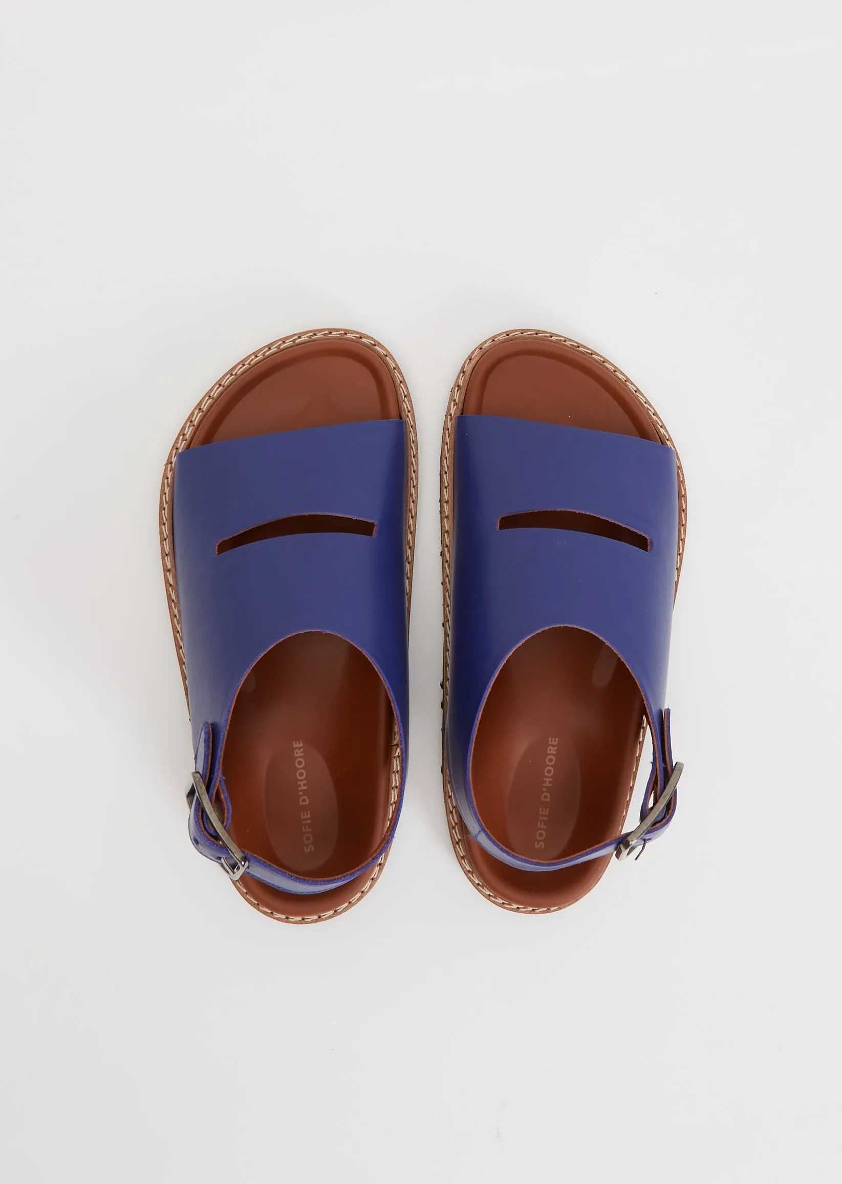 Future Ankle Strap Sandals — Blue