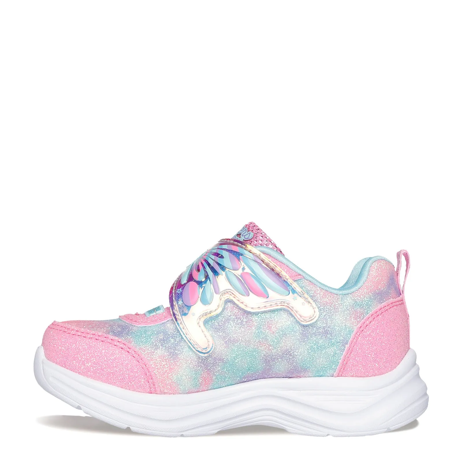 Girl's Skechers, Glimmer Kicks - Magical Wings Sneaker - Toddler