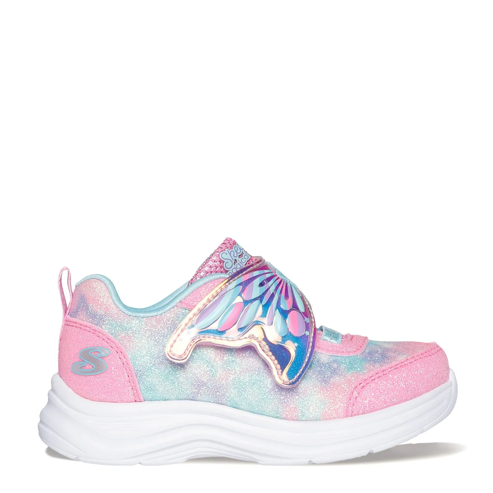 Girl's Skechers, Glimmer Kicks - Magical Wings Sneaker - Toddler
