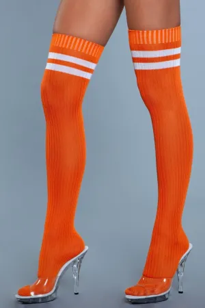 Going Pro Thigh Highs Orange