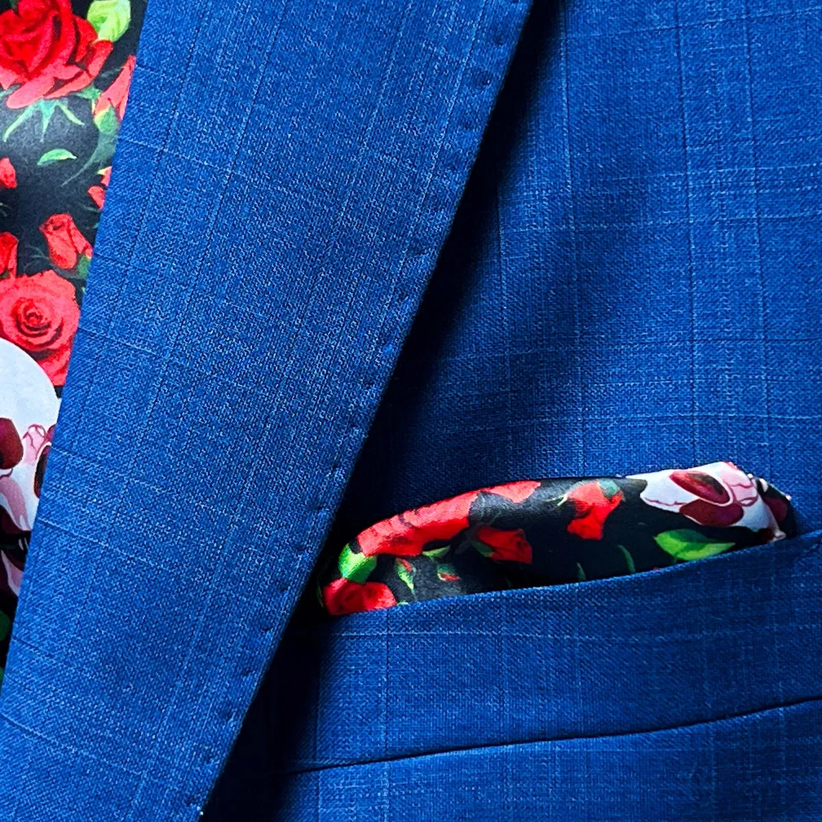 Guabello SPACE Blue Self Plaid Suit