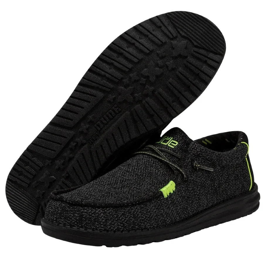 'Hey Dude' Men's Wally Sox - Neon Lime