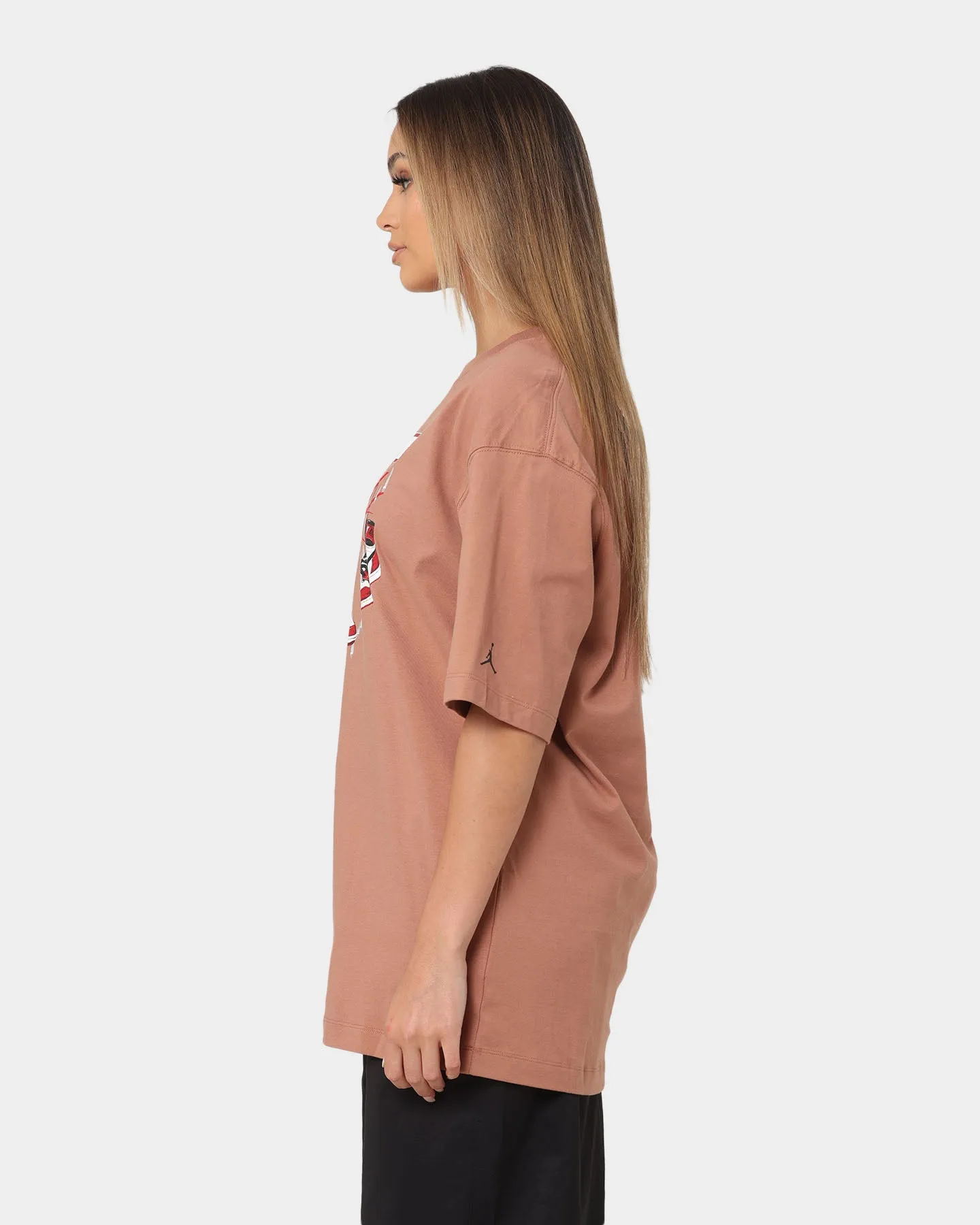 Jordan Women's Jordan Flight Graphic Oversized T-Shirt Mineral Clay