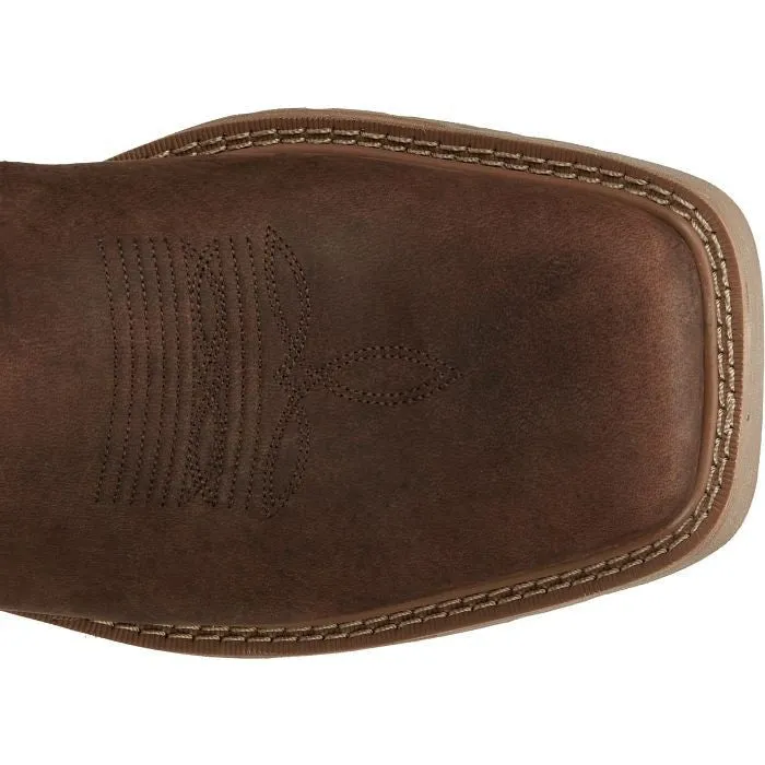 Justin Men's All Round 11" WP Western Work Boot -Brown- SE3114