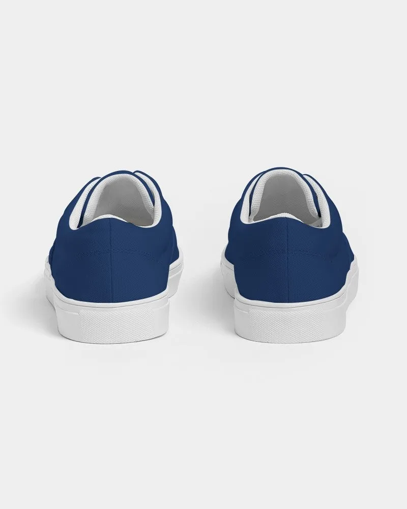 Medium Dark Blue Women's Canvas Sneakers | Women's | Medium Dark Pure Blue | C100M75Y0K60