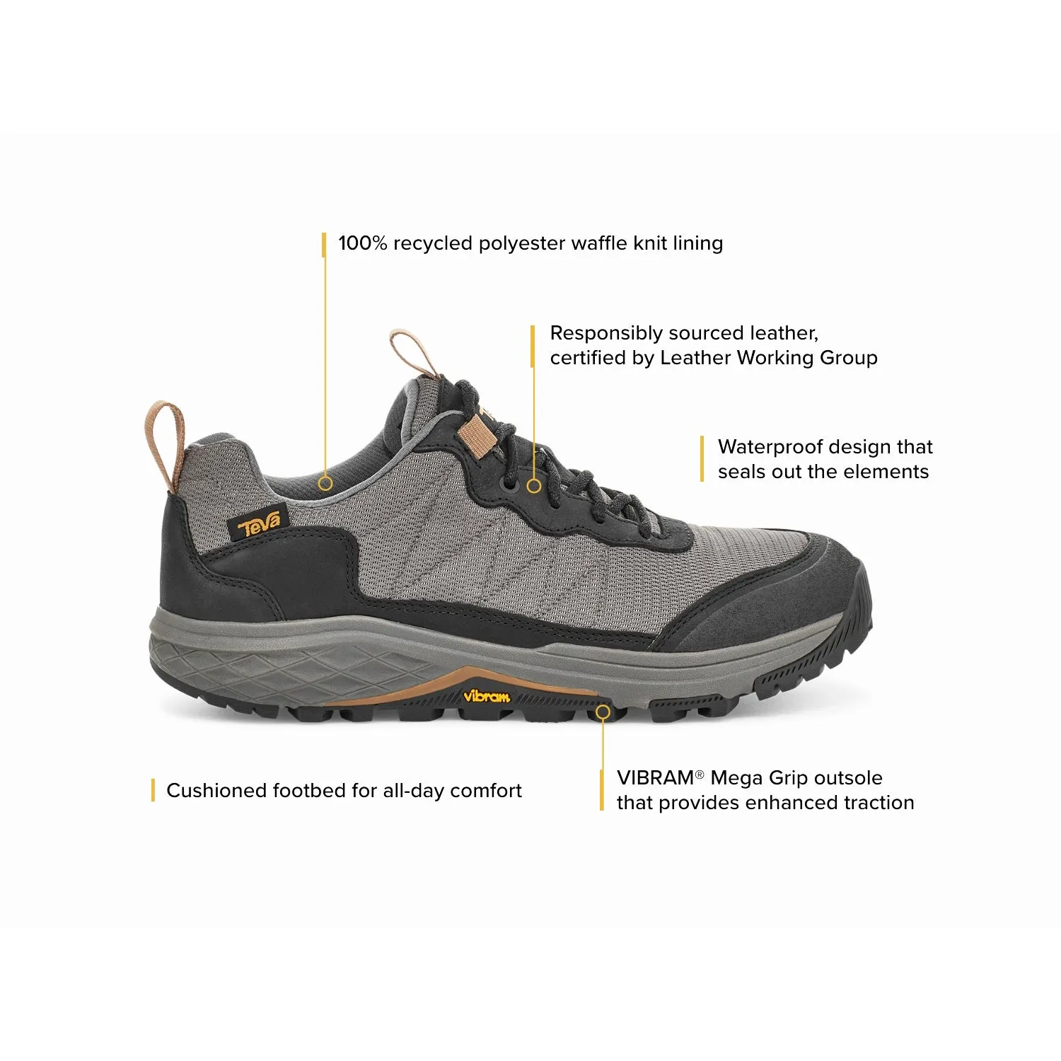 Men's Teva Ridgeview RP Low Dark Olive Leather/Mesh