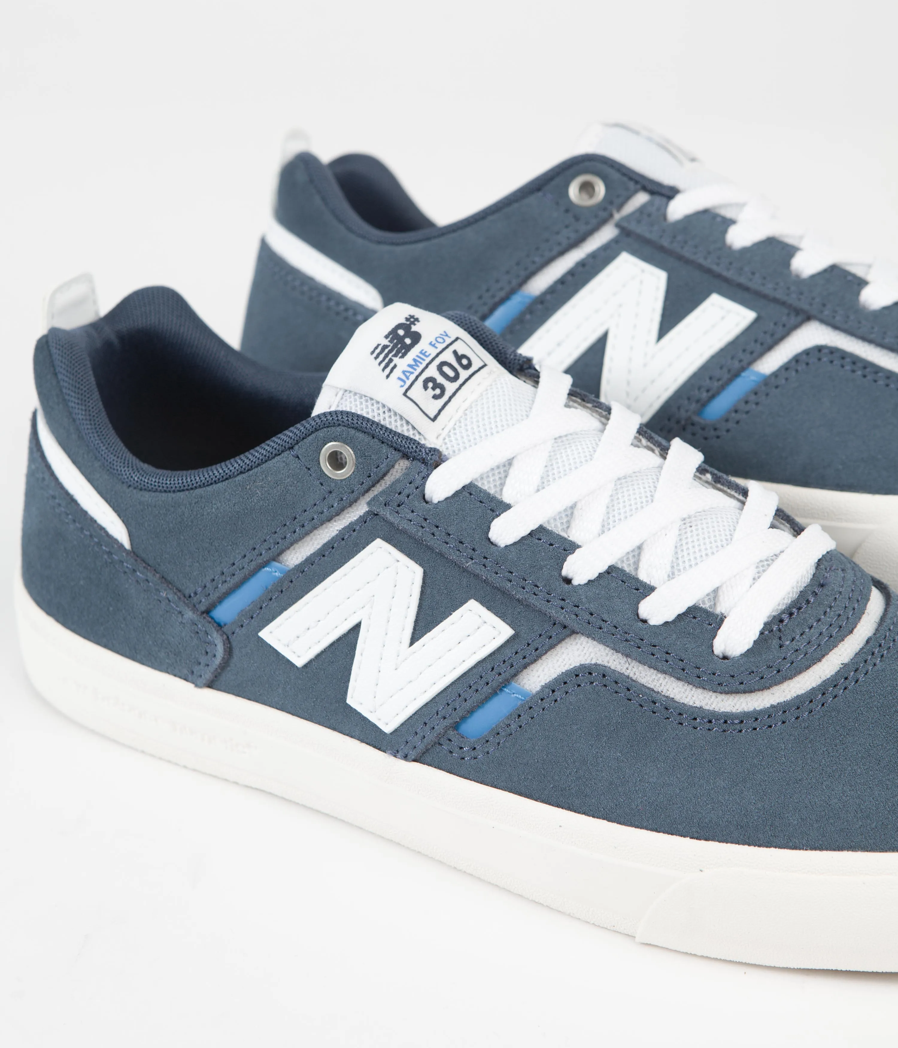 New Balance Numeric 306 Jamie Foy Shoes - Navy / White / White