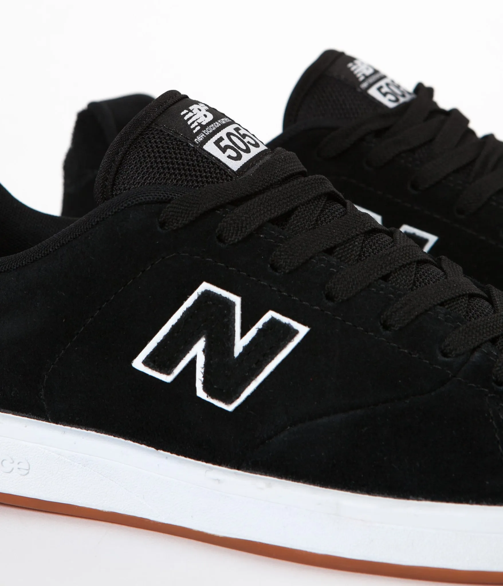 New Balance Numeric 505 Shoes - Black / White