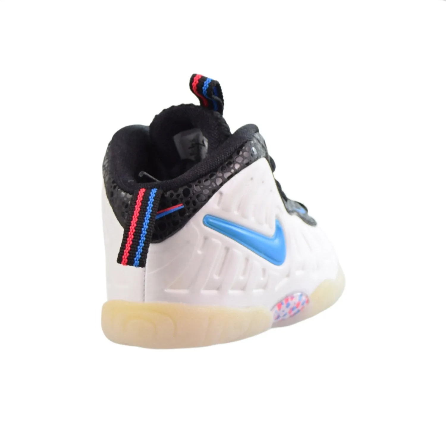 Nike Little Posite Pro '3D Safari' (TD) Toddler Shoes White-Blue Hero-Red Orbit