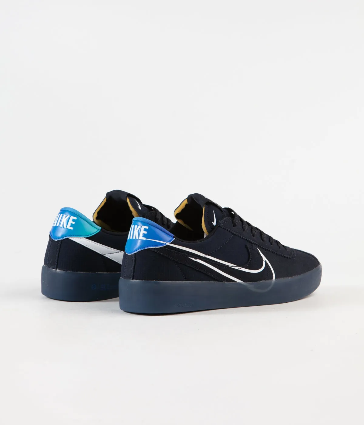 Nike SB Bruin React Shoes - Dark Obsidian / White - Hyper Jade