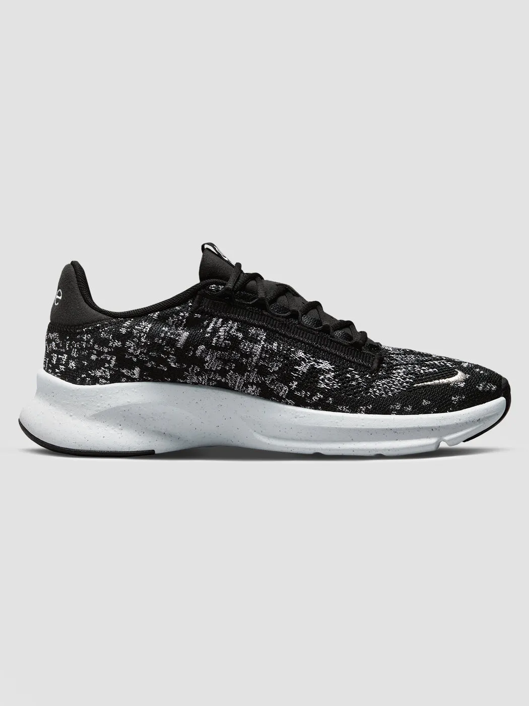 Nike SuperRep Go 3 Flyknit "Next Nature" - Black/Metallic Silver-White