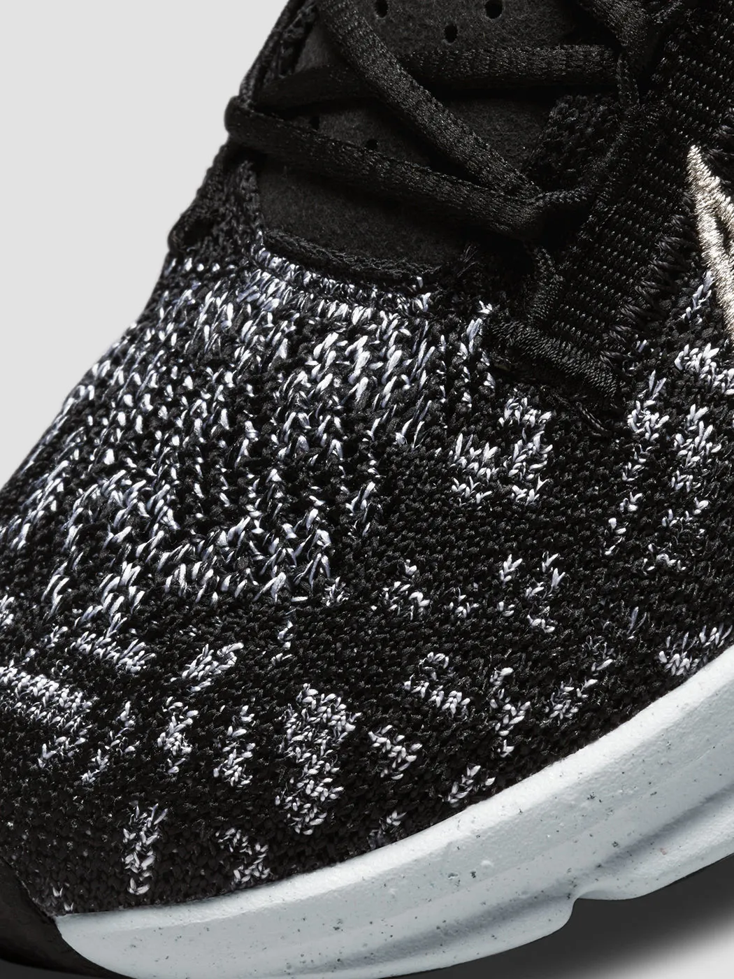 Nike SuperRep Go 3 Flyknit "Next Nature" - Black/Metallic Silver-White