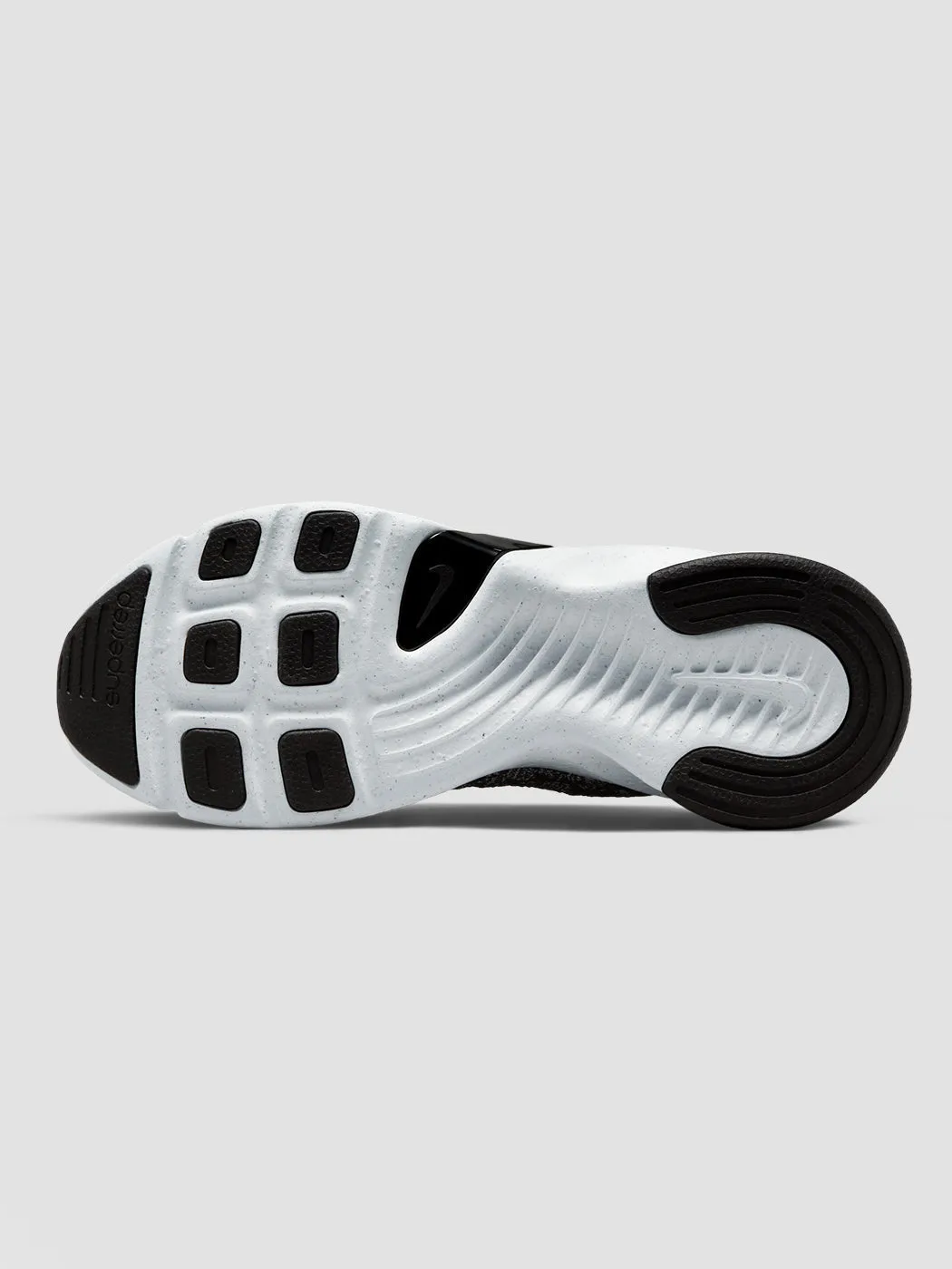 Nike SuperRep Go 3 Flyknit "Next Nature" - Black/Metallic Silver-White