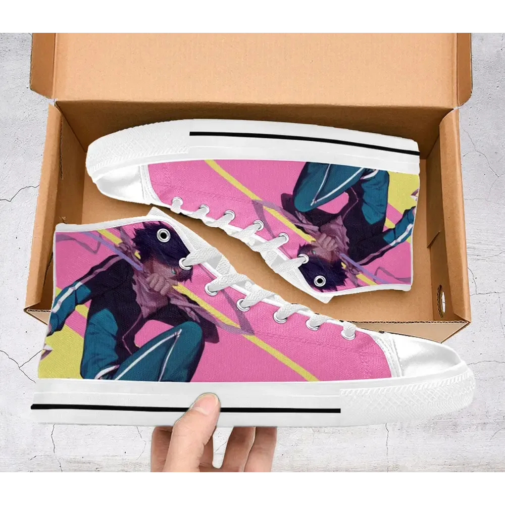 Noragami Yato Gami Yaboku Shoes High Top Sneakers for Kids and Adults