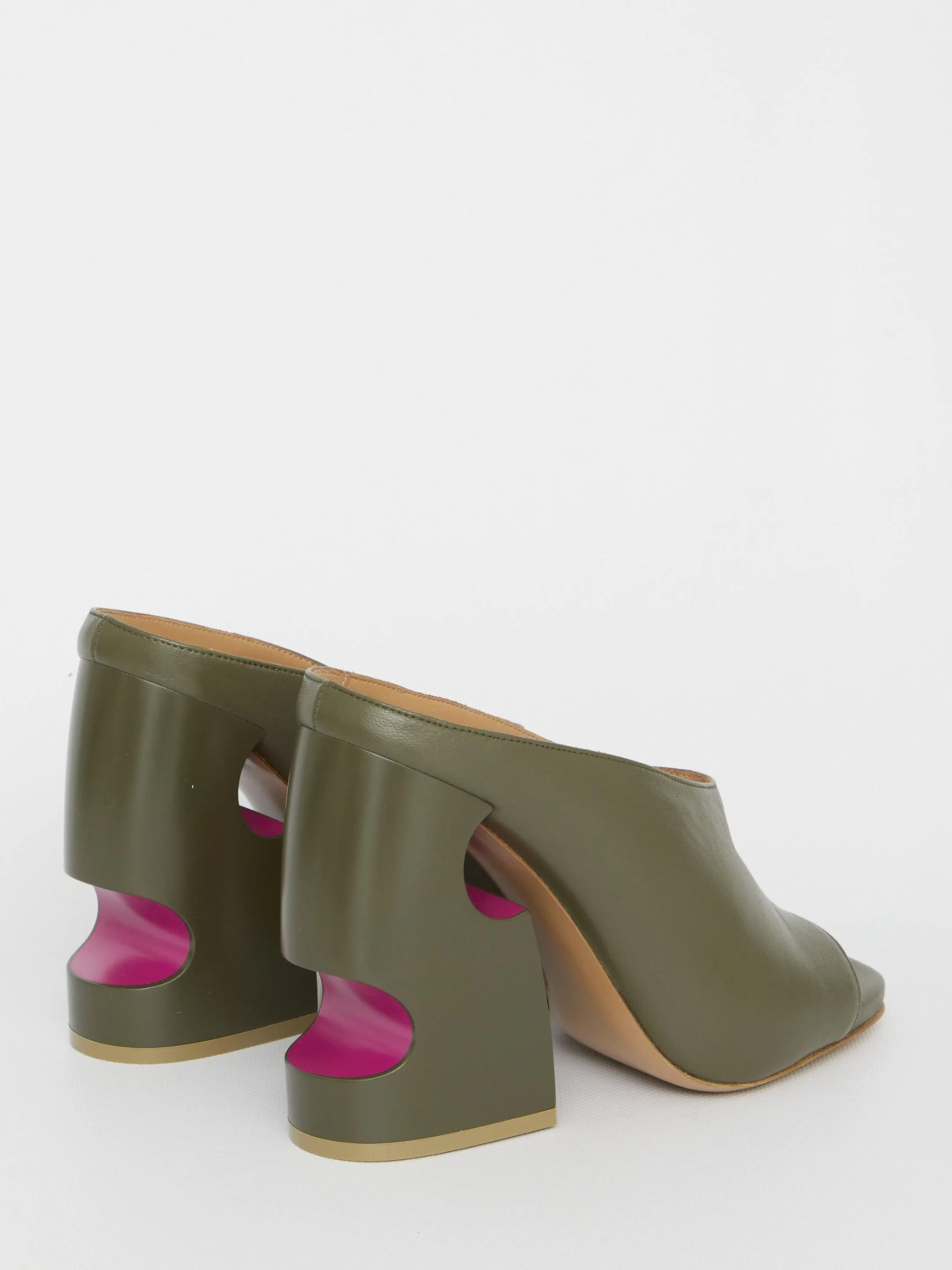 Off White Meteor Heel Sandals