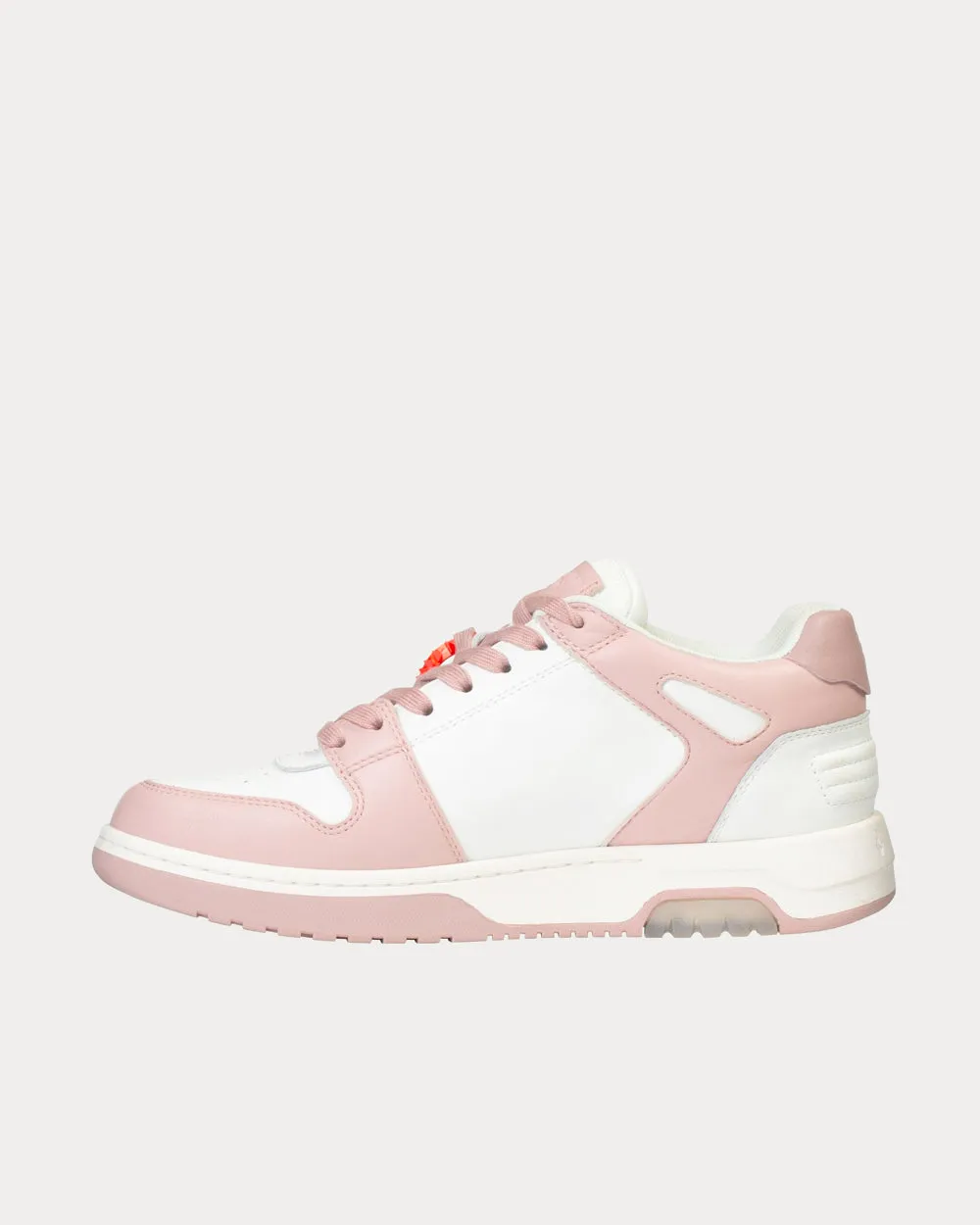 OUT OF OFFICE "OOO" White / Nude Low Top Sneakers