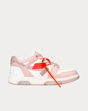 OUT OF OFFICE "OOO" White / Nude Low Top Sneakers