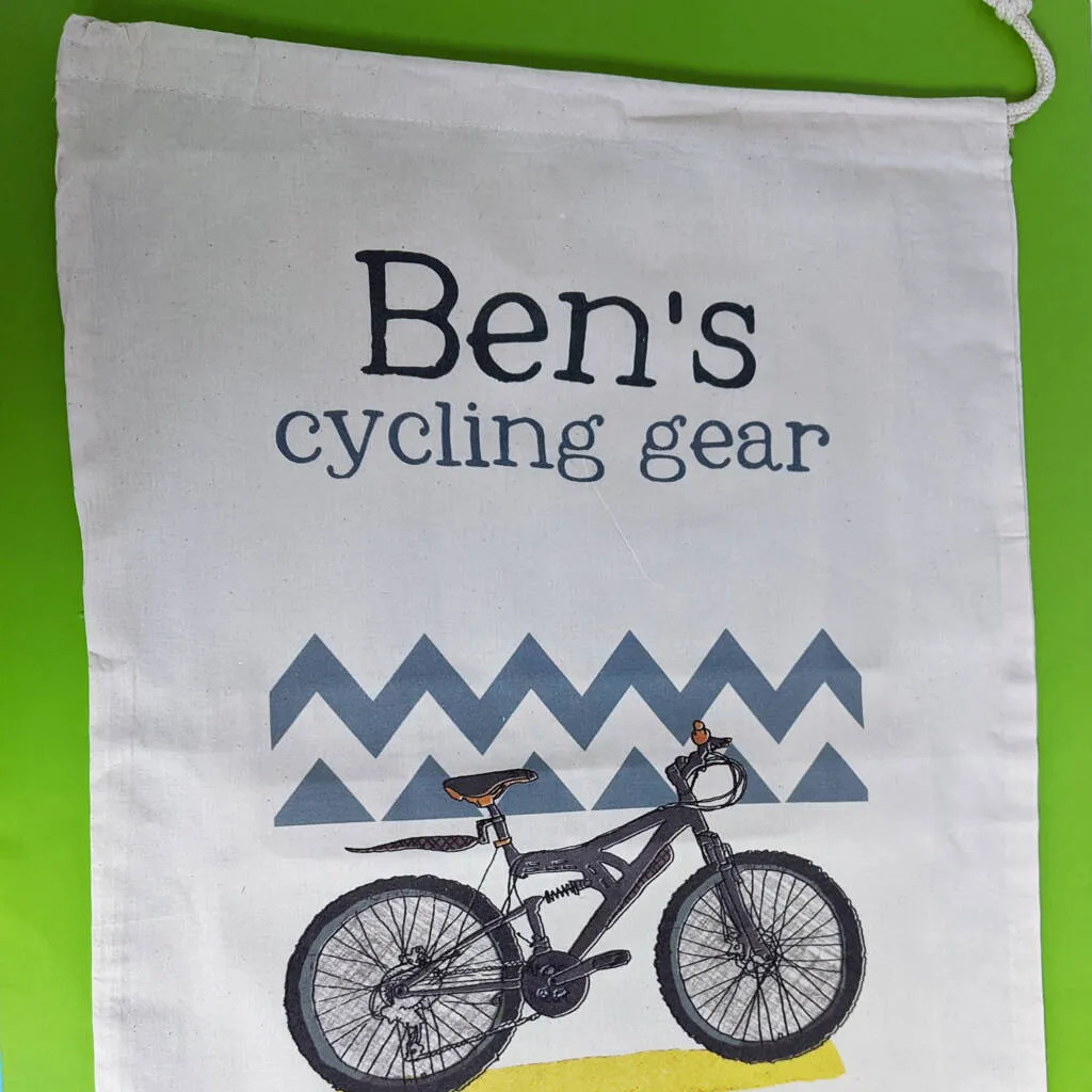 Personalised Mountain Bike Storage Bag