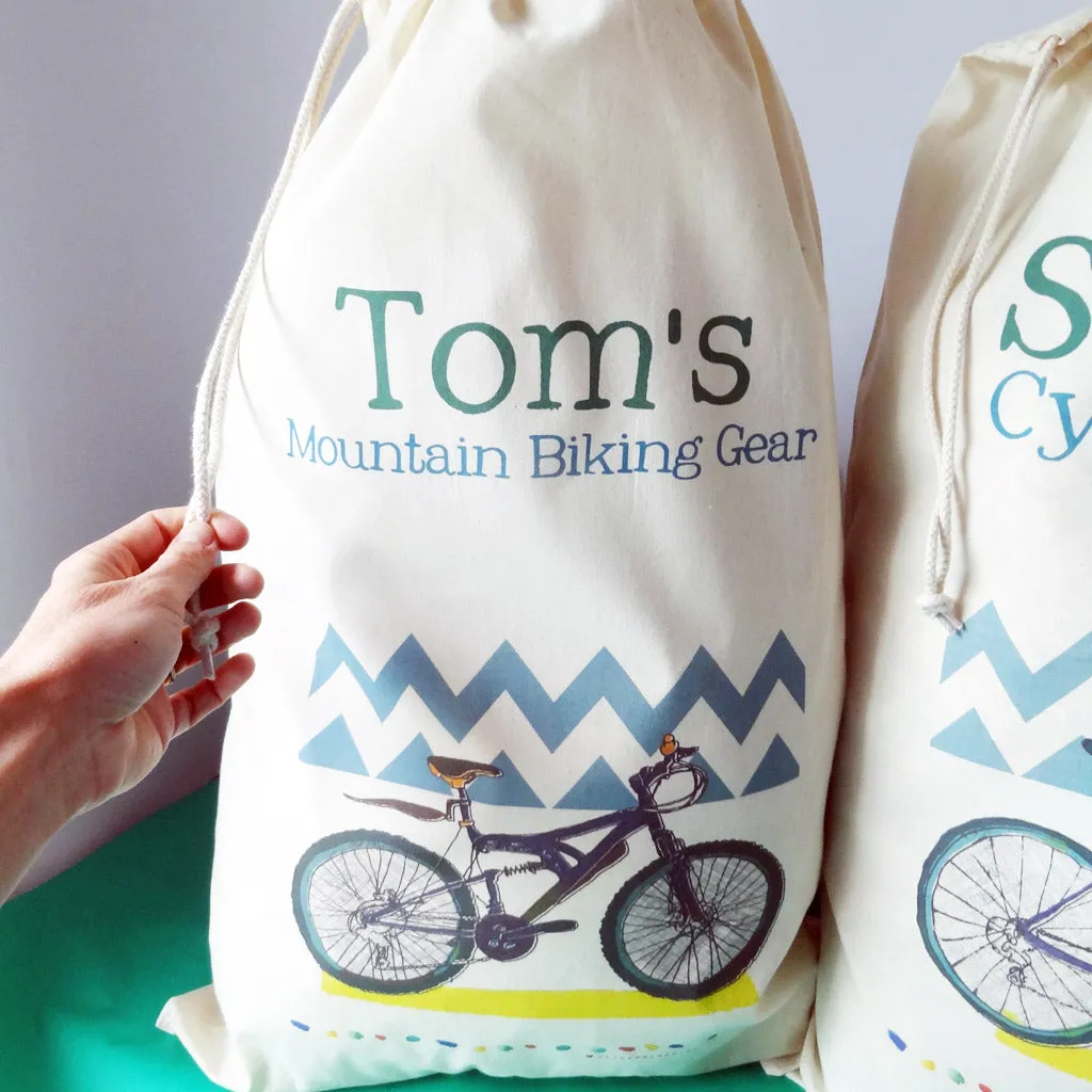 Personalised Mountain Bike Storage Bag