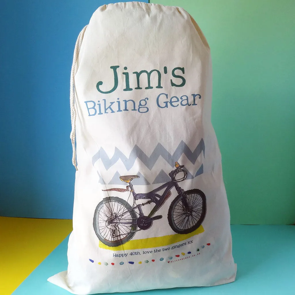 Personalised Mountain Bike Storage Bag