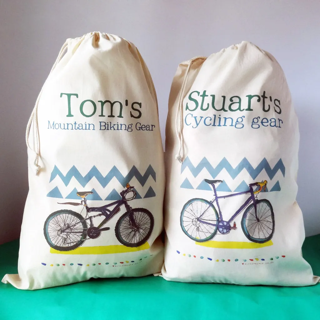 Personalised Mountain Bike Storage Bag