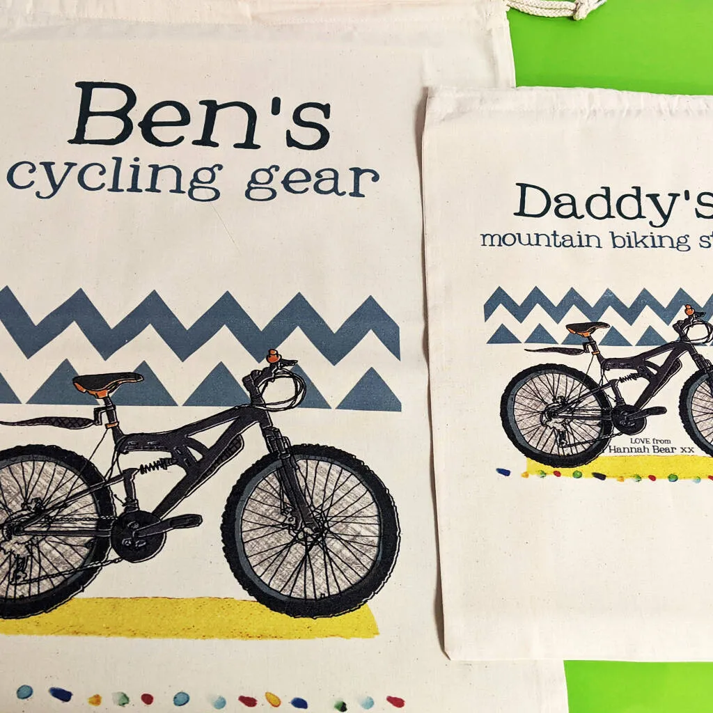 Personalised Mountain Bike Storage Bag