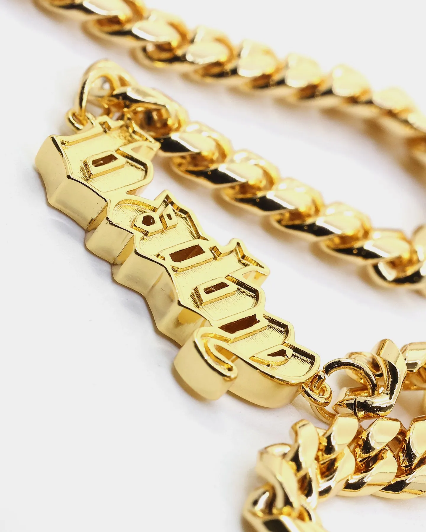 Raising Hell Women's Baby Shoe Chain Gold