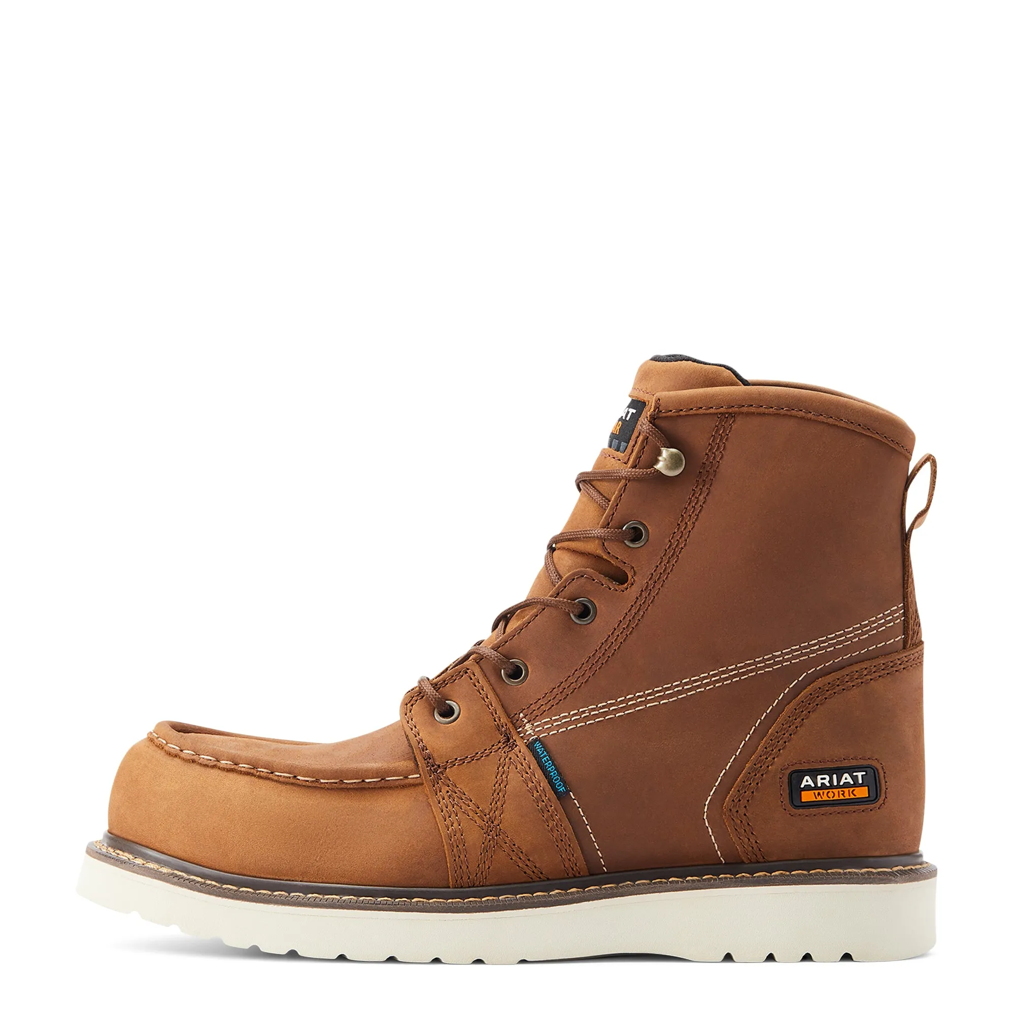 Rebar Wedge Moc Toe 6" Waterproof Composite Toe Work Boot