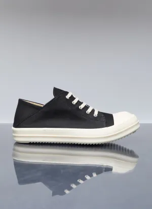 Rick Owens DRKSHDW Canvas Slip On Sneakers