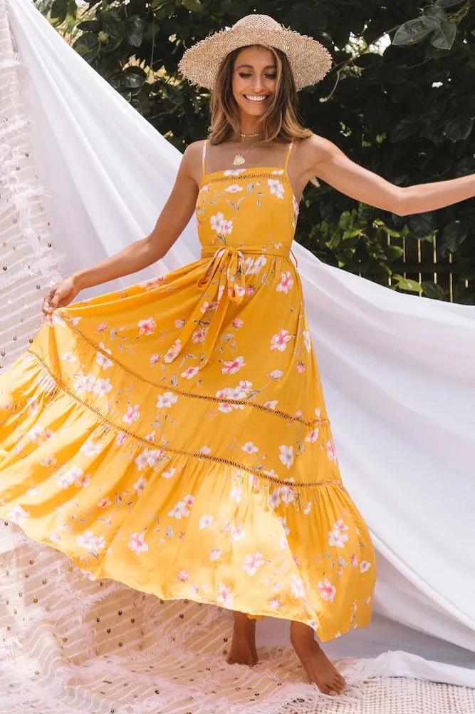 Rio Verde Maxi Dress Yellow