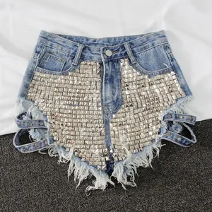 Rockstar High Waisted Denim Shorts