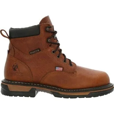 Rocky Men's - 6" Ironclad Waterproof Work Boots - Round Soft Toe