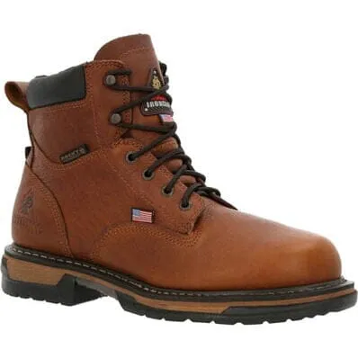 Rocky Men's - 6" Ironclad Waterproof Work Boots - Round Soft Toe