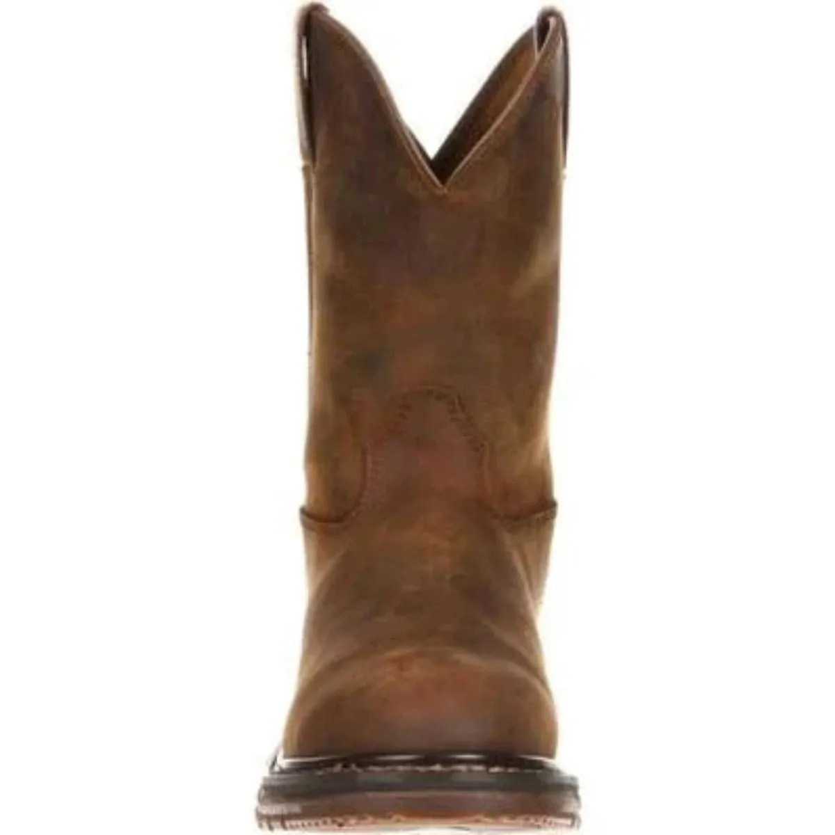 Rocky Original Ride Men's Western Soft Toe Work Boots Fq0001108 In Tan