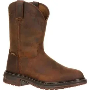 Rocky Original Ride Men's Western Soft Toe Work Boots Fq0001108 In Tan