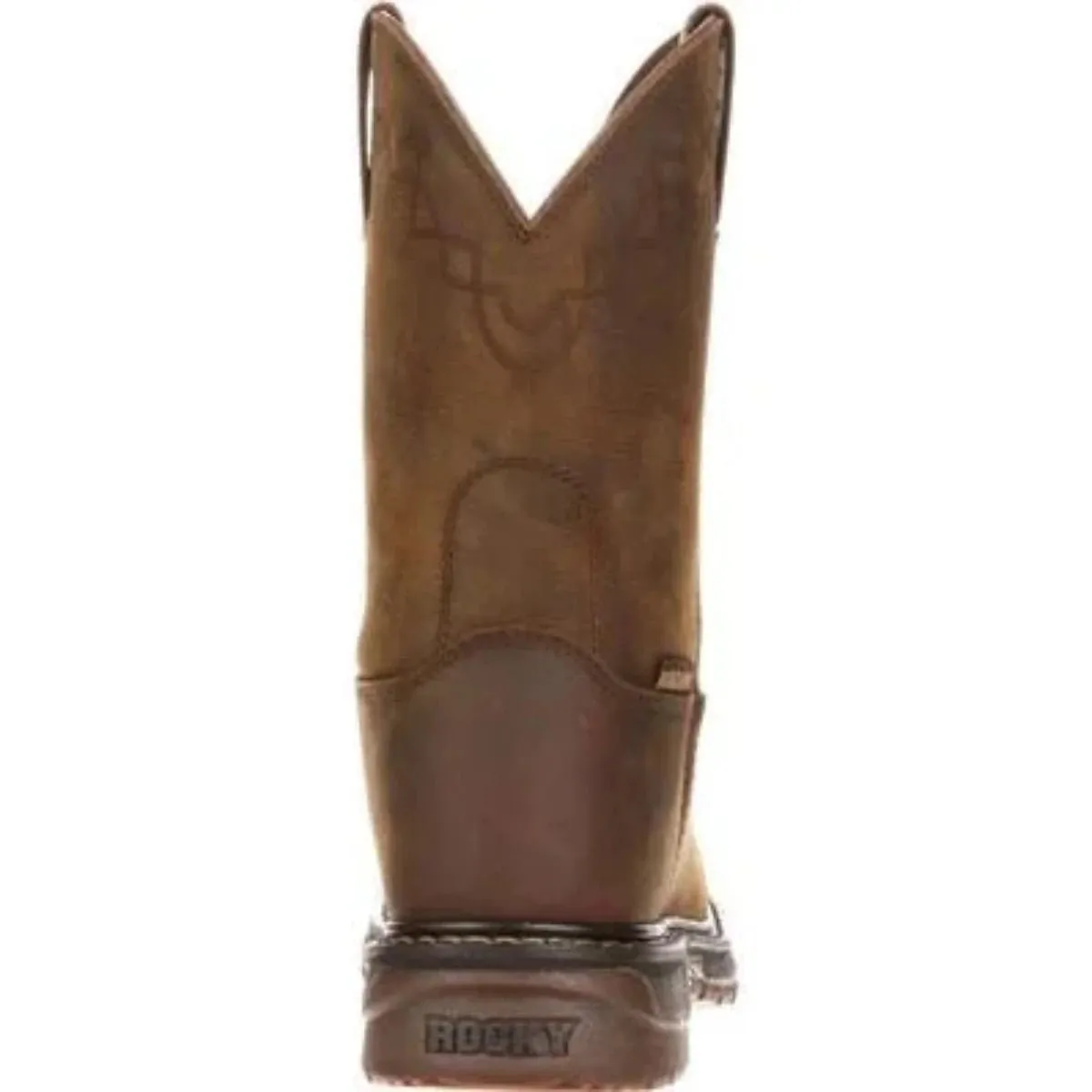 Rocky Original Ride Men's Western Soft Toe Work Boots Fq0001108 In Tan