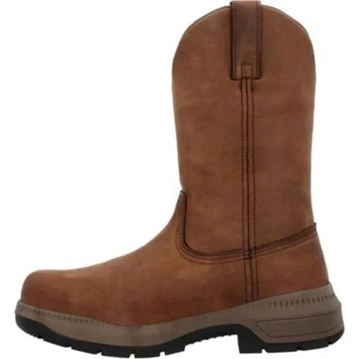 Rocky Worksmart Men's 11” Waterproof Work Soft Toe Boots Rkk0461 In Brown