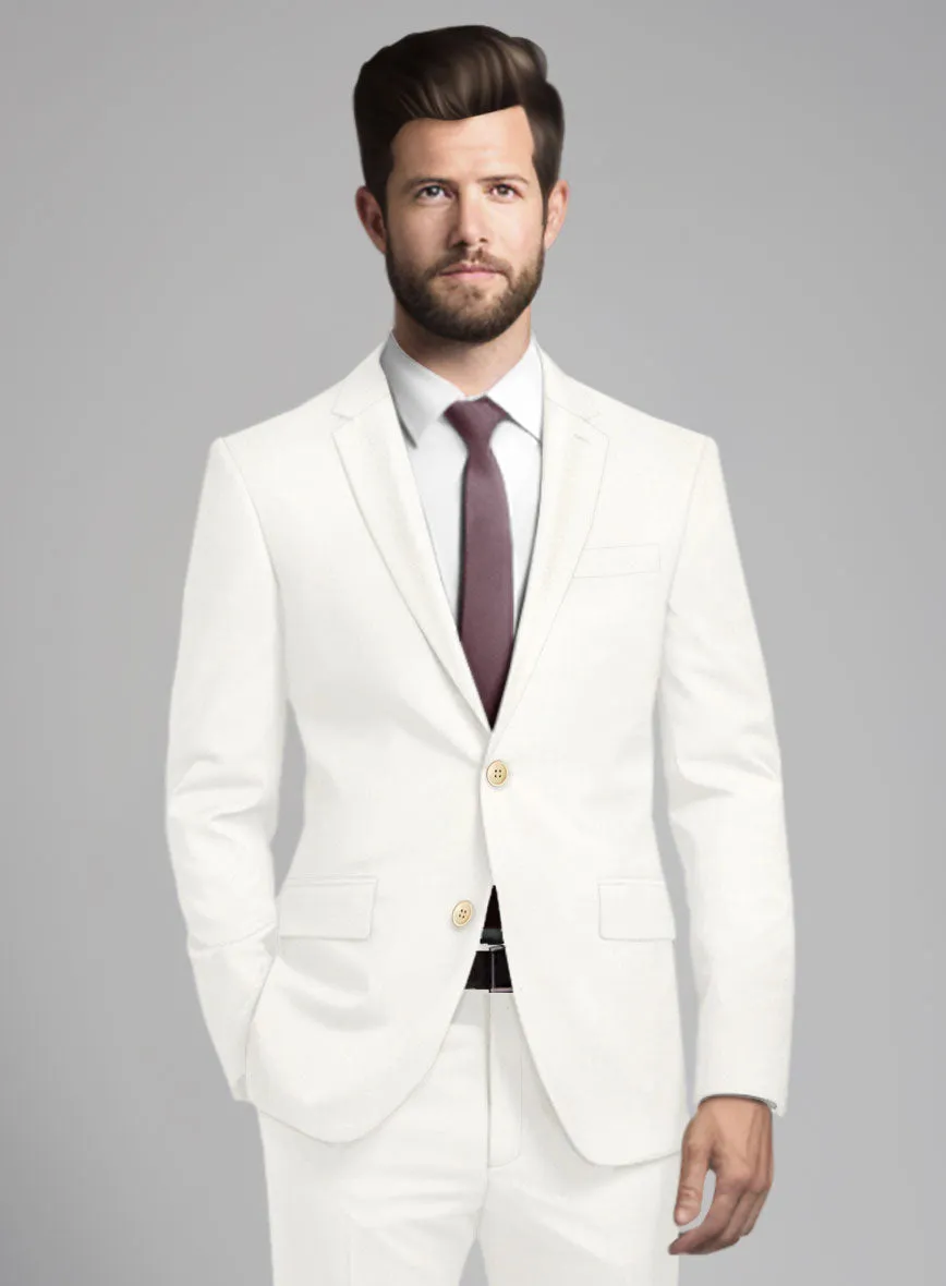 Scabal Ivory Wool Jacket