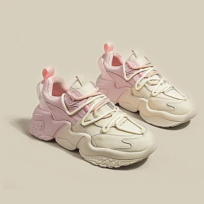 Sina Two Tone Sculpture  Sneakers - 3 Colors