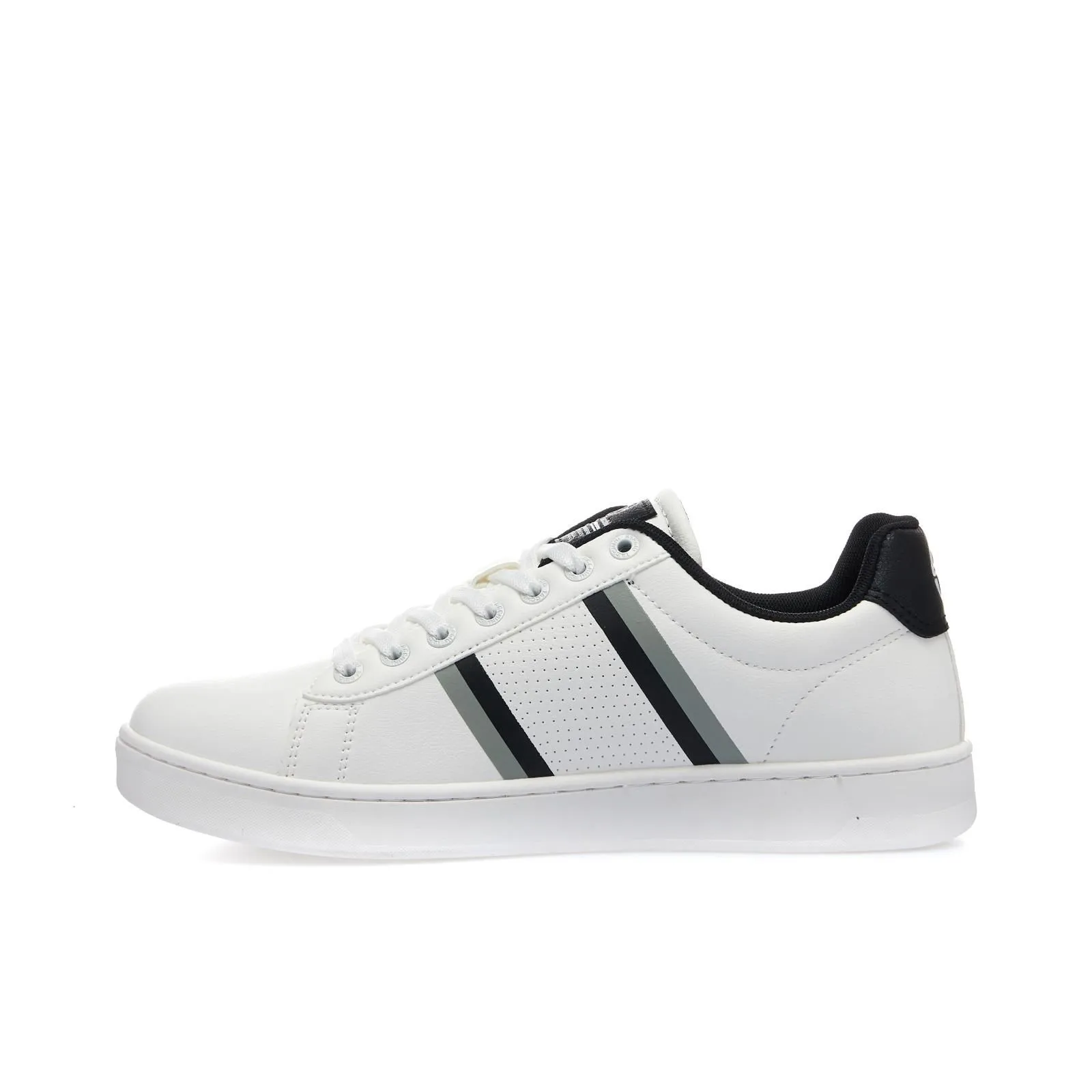 Sneakers tennis da uomo con logo laterale