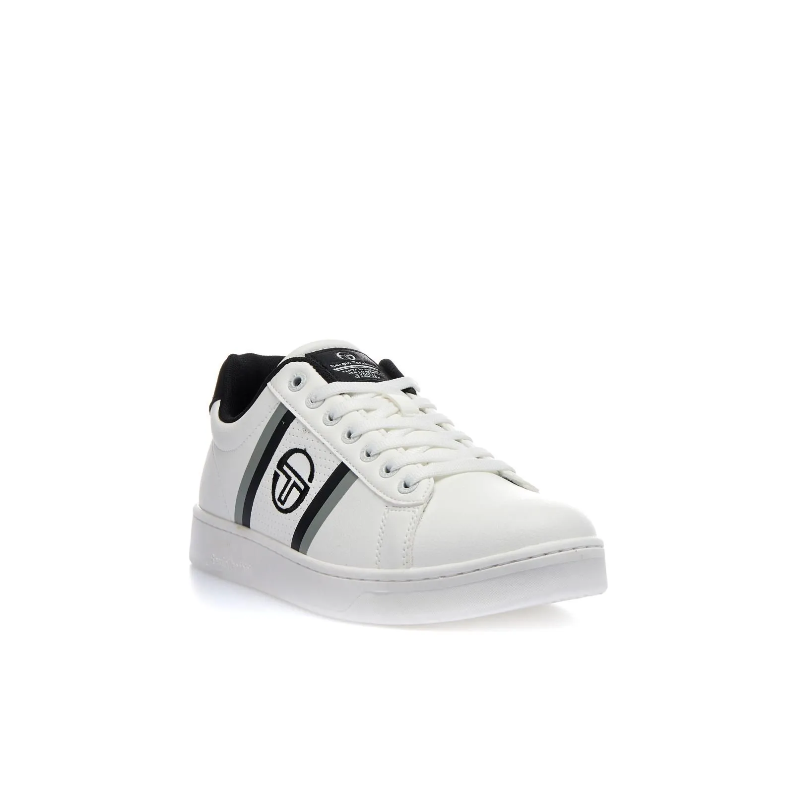Sneakers tennis da uomo con logo laterale