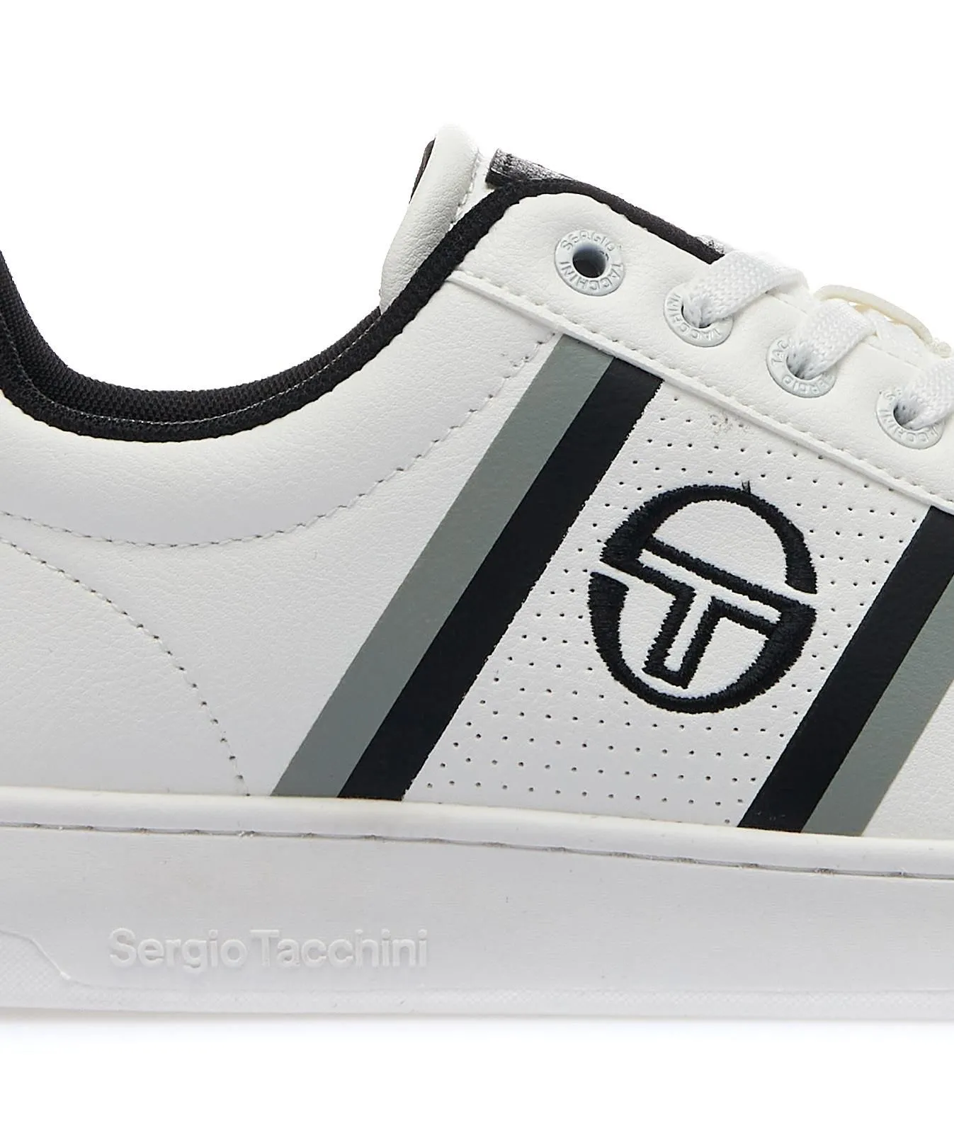 Sneakers tennis da uomo con logo laterale